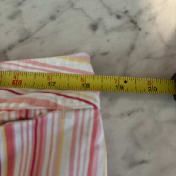 George Capris Ladies Size 18 Multicolor Stripe Stretch Comfort‎ Summer Beach - Picture 5 of 6